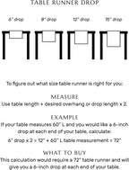 Solino Home Cotton Linen Table Runner 48 Inches - Lapis Blue Hemstitch Table Runner 14 x 48 Inch Ideal for Dresser and Coffee Tables - Fall, Autumn, Halloween