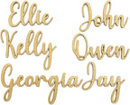 Wedding Name Tags, Personalized Place Cards Table Decoration For Birthdays, Bachelorette,Parties, and Events, Escort Name tags