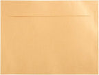 JAM PAPER 9 x 12 Open End Catalog Metallic Envelopes - Gold Stardream - 50/Pack