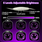 Smiley Face Neon Sign,Melting Smile Face LED Light Signs for Backdrop,Purple Wall Art Decor for Bar Bedroom Kids Room Party Decorations,Gift for Kids Teens Women USB Powered（11.8"*10.8"）