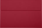 LUXPaper A9 Invitation Envelopes | Peel & Press | 5 3/4" x 8 3/4" | Garnet Red | 80lb. Text | 50 Qty