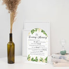 In Loving Memory Wedding Sign, In Memory Wedding Sign for Engagement Bridal Shower Decor fo Ceremony Reception, Weddings Table White Acrylic Sign