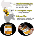 QTL Stickers for Kids Bee Stickers Laptop Stickers for Teens Girls Boys Honey Bee Stickers for Water Bottle Waterproof Stickers Cute Stickers 50Pcs