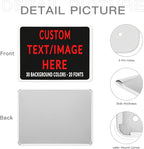 Custom Sign Personalized Custom Metal Sign, Customize For Office, Business, Workplace, Office, Home, Delivery Signs 12x16