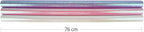 WRAPAHOLIC Wrapping Paper Roll - Pink/White/Purple Rainbow Color for Birthday, Wedding, Mother's Day, Valentine's Day, Holiday, Baby Shower Wrap - 3 Rolls - 30 inch X 120 inch Per Roll