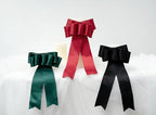 Red Satin Ribbon Double-Faced Wired Ribbons for Gift Wrapping Flower Bouquet Bows Wedding Invitation Christmas Decor Crafts 2-1/2 Inch 10 Yards
