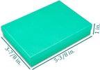 TheDisplayGuys - 25-Pack #53 Kraft Paper Cardboard Gift Boxes/Jewelry Cases w. Cotton Padding & Lid - Teal Green - (5.4" x 3.9" x 1.0")