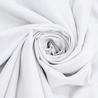 Efavormart Round Tablecloth, 108 Inch Stain & Wrinkle Resistant Washable Table Cloth, Decorative Polyester Fabric Table Cover for Banquet, Wedding, Dining- White