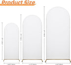 Wedding Arch Cover 5FT Arch Backdrop Cover Spandex Fitted Arch Cover for Round Top Chiara Backdrop Stand Covers for Wedding Birthday Party Baby Shower Banquet Ceremony Decoration