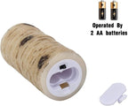 Flameless Flickering LED Candles with Birch Bark Effect - Set of 9 Battery-Operated Real Wax Pillar Candles with 10-Key Remote Control - 2/4/6/8 Hour Timer