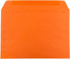 JAM PAPER 9 x 12 Booklet Colored Envelopes - Orange Recycled - Bulk 500/Box