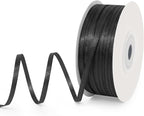 1/8" Wide x 100 Yards Single Face Polyester Satin Ribbon, Satin Ribbon for Crafts, Gift, Hair Bows, Wedding Party Decoration, Bow Making & Other Projects (Black)