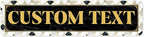 Custom Sign, Custom Street Sign, 11 Font Colors, 13 Font Styles, 4 Hole Options, 22 Sizes, 8x32 Inches, Rust Free DiBound, Fade Resistant, Made in USA by My Sign Center (Marble Tile)