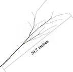10PCS Lifelike Curly Willow Branches Decorative Dried Artificial Twigs, 30.7 Inches Fake Bendable Sticks Vintage Vines/Stems DIY Greenery Plants Craft Vases Home Garden Hotel Farmhouse Decor