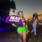 Kandies World Custom Festival Folding Hand Fan - Unique Designs, Made of Bamboo, Clacking Sound, Lightweight - Perfect Rave and Festival Accessory!