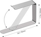 Tripole Tablecloth Clips 8 Pack Stainless Steel Table Cover Clamps Skirt Clips Home Kitchen Restaurant Use