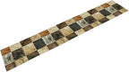 Rustic Cow Skin Patchwork Print Table Runner, Farmhouse Country Western Style Fur Table Cover for Dinning Home Party Holidays Home Setting, 13x36 Inch