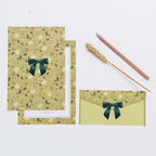 2.5" Hgzgch Dark Green Ribbon Bow for Gift Wrapping, Premade Bows for Crafts, Cake, Party Favors, Handmade Bows with Double-Sided Tape, Self Adhesive Bows for Presents, Treats, Christmas - 50pcs