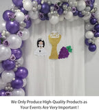 ShinyBeauty 4FTx7FT White Sequin Backdrop,Elegant Wedding & Party Decor,Sparkly Photo Background, Seamless Sequin Curtain | Perfect for Events