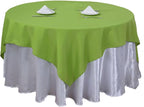 Efavormart 70" Lime Green Square Polyester Tablecloth for Dining Table, Wedding, Party, Event, Banquet, Restaurant Decoration