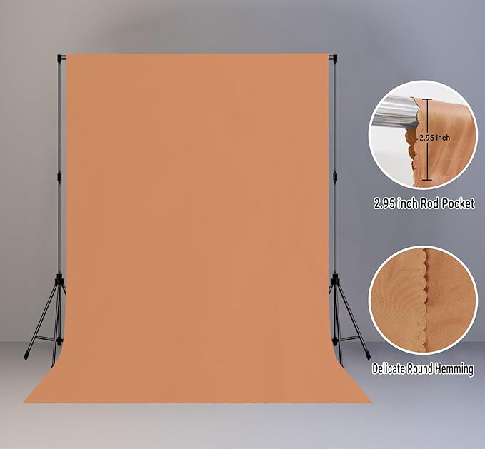 5x7FT Light Pink Backdrops Pink Solid Color Background Studio Photo Props