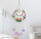 TUOKING Crystal Suncatchers for Window Hanging Mushroom Colorful Crystals Prism Pendant Sun Catchers Rainbow Maker Ornament Gift Home Garden Decoration