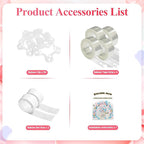 Asee'm 8.5FT White Wedding Arch Round Backdrop Stand Large Circle Metal Floral Balloon Frame for Party Anniversary Birthday Graduation Valentine Ceremony Decorations