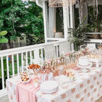 Luxurious Velvet Table Runner, 10ft Wedding Reception Decorations, 20x120inch Soft Velvet Fabric, Table Linen Overlay, Wedding Table Runners (Dusty Rose/ Blush Pink /Mauve, 20X120inch)