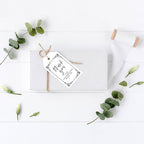 Andaz Press 100-Pack Thank You for Celebrating with Us Favor Tags Art Deco Cardstock Gift Tags with Bakers Twine for Wedding Baby Shower Bridal Shower Birthday Party Favors 2 x 3.75-Inches