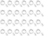 CYLAPEX Pack of 24 Cool White Fairy Lights String Battery Operated Fairy Lights, 3.3ft 20 LEDs Firefly Lights Silver Coated Copper Wire Lights for DIY Decor Christmas Decoration Costume