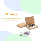 MEBRUDY 7x5x1 Inches Shipping Boxes Pack of 50, Small Corrugated Cardboard Box for Mailing Mailer Packing, Brown