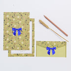 2.5" Hgzgch Blue Satin Ribbon Bow for Gift Wrapping, Premade Bows for Crafts, Cake, Party Favors, Handmade Bows with Double-Sided Tape, Self Adhesive Gift Bows for Presents, Treats, Christmas - 50pcs