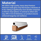 Custom Stickers Vinyl Waterproof Dishwasher Safe, UV Resistant 1.5-10 in. Make Your Own Personalized Stickers Labels for Your Brand, Text Image, or Logo. Made USA