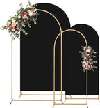 Metal Arch Backdrop Stand and Cover Set, 7.2FT, 6FT Party Backdrop, Easy to Assemble, Backdrop Stand for Parties, Birthday, Baby Shower