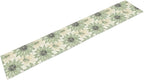 Chrysanthemum Vintage Floral Table Runner, Elegant Yellow Sunflower Spring Summer Elegant Pattern Artichokes Flower Table Runner for Party Kitchen Dining Living Room Decor, 13x60 Inch