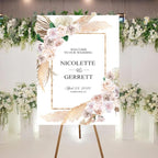 Welcome To Our Wedding Sign, Personalized Wedding Welcome Sign, Wedding Ceremony Welcome Sign, Wedding Event Party Welcome Sign, Customized Wedding Welcome Sign, Custom Wedding Welcome Sign