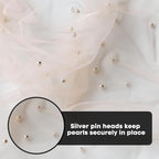 Artoid Mode Pearl Pink Gauze Table Runner 120 Inch 10FT, Seasonal Sheer Dining Holiday Wedding Birthday Baby Shower Table Decor for Home Party