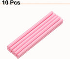 HARFINGTON 10pcs Hot Glue Sticks 0.28" Dia x 5.91" Long EVA Mini Hot Melt Adhesive Glue Stick for Hot Melt Gun Wood Plastic Glass Flowers Fabrics Foam, Pink