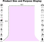 Light Purple Portrait Backdrop 8x10ft Zoom Meeting Photo Studio Shooting Props