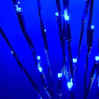 Led Branch Light Battery Operated Lighted Branches Vase Filler Willow Twig Lighted Branch 30 Inch 20 LED for Christmas Home Party Decoration Indoor Outdoor Use Pack of 2 Blue