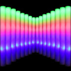 LifBetter Light Up Glow Sticks Bulk, LED Foam Sticks in The Dark with 3 Modes Flashing Led Foam Multicolor Batons Light up Party Favors for Birthdays, Weddings, Concerts, Festivals (68pcs)