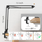 Microphone Arm Stand, FIFINE Suspension Boom Scissor Mic Stand with Heavy Duty Clamp, 3/8" to 5/8" Adapter, for Voice-over, Gaming, Recording, Studio, Home Office (CS1)