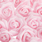 Juvale Wedding Decor Artificial Flowers Carnation Heads - Faux Flowers for Vase, Centerpiece Table Decorations, Wedding Centerpieces & Bridal Bouquet & - Bulk 100 Pack, 3-Inch Diameter, Light Pink