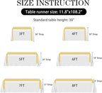 SHEJIZE 2 Pack Light Gold Satin Table Runner 12x108 Inches Long, Bright Silky Smooth Satin Table Runner Table Decor for Wedding Banquet Christmas Prom Event Birthday Party