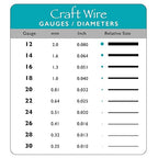 The Beadsmith Wire Elements Craft Wire – Tarnish Resistant, Soft Temper, Round, Gold Color – 0.51mm, 24 Gauge, 10 Yard Spool – Jewelry Making, Wire Wrapping, Floral, & Other DIY Crafts