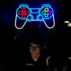 Game Neon Signs for Wall Decor Gaming Controller LED Neon Sign for Game Room Neon Light Sign for Wall Decor Birthday Party USB Powered Gamer Gifts for Teens Boys