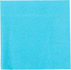 JAM PAPER Small Beverage Napkins - 5 x 5 - Sea Blue/Electric Blue - 50/Pack