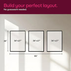 Mixtiles Official - Custom Photo Tiles - Personalized Printed Photos - Magnetic Wall Frames - Adhesive Sticker, No Nails - Various Sizes and Frames - XL-Portrait-set-Tile - Canvas Frame