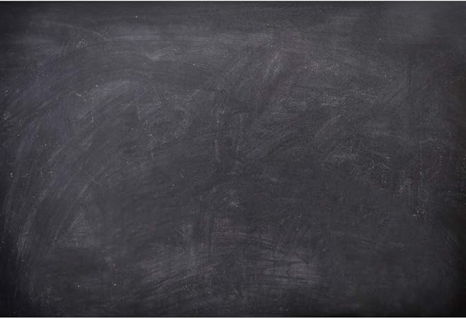 Renaiss 8x6ft Blank Blackboard Backdrop for Photoshoot Man Woman Portrait DIY Chalkboard Photography Background Back to School Banner School Season Photo Booth Props Wedding Teachers` Day Party Decor