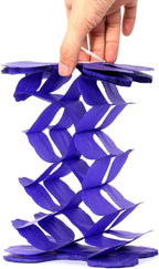 Black-Orange Purple Halloween Party-Decorations Streamers-Garland - 12pcs 4-Leaf Clover Paper Streamer,Graduation Wedding Birthday Bachelorette Baby Bridal Shower Banners Decor Ouruola